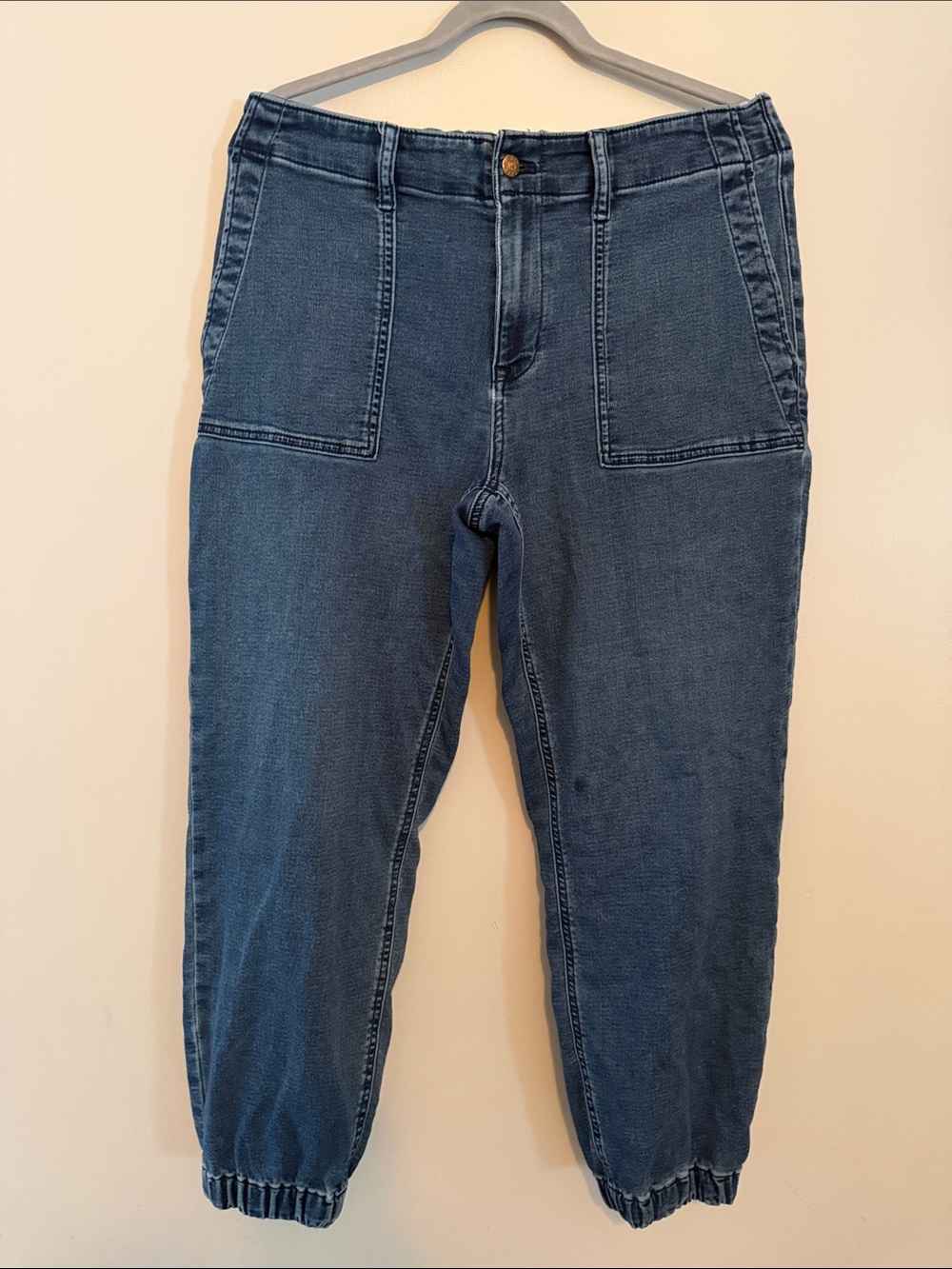 J. Crew Relaxed Boyfriend Jeans in Mid Blue Wash